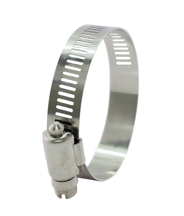 Size 80 3-1/2-5-1/2-5/16 Hex Slotted Screw 1/2 Band Marine Grade All 316 Stainless Steel Hose Clamp 10 Per Box 