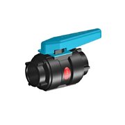 TruDesign ball valve - black with lever 1" BSP