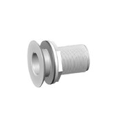 TruDesign Thru Hull - white 1/2" BSP Thread