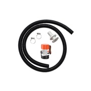 Auto Bilge Pump Kit 12V 1100GPH - 2m hose, thru-hull & 2 X clamps