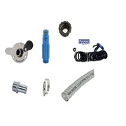 Thru Hull Deck Wash Kit - TWO OUTLETS (1 Pump)