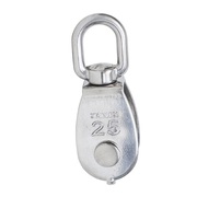 AISI 316 Single Sheave Block Pulley 50mm - 14mm rope
