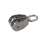 AISI 316 Double Sheave Block Pulley 32mm - 10mm rope