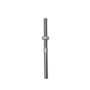 AISI 316 Swage Stud Terminal for 3mm Wire, Thread M6, B/L 1,100Kg