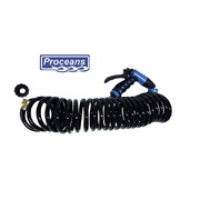 Seaflo Deck Wash Hose Coil - all attachments