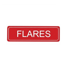 Flares - Safety Sign