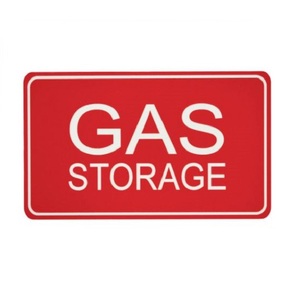 Gas Storage - Safety Sign Large