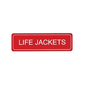 Life Jackets - Safety Sign