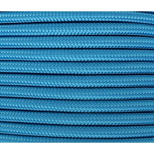 Polyester Double Braided Rope 6mm x 100m, Solid Blue