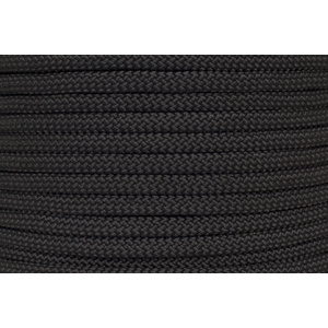 Polyester Double Braided Rope 12mm x 100m, Black