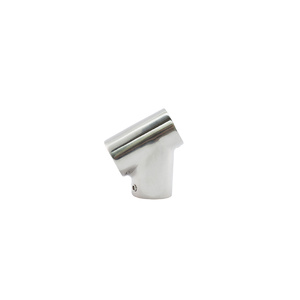 AISI 316 60 Degree Handrail Tee (internal diameter 25mm)