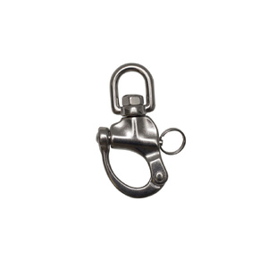 AISI 316 Snap Shackle w Swivel 87mm BL 2,800Kg