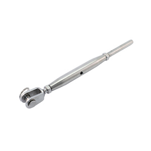 AISI 316 Screw Fork & Terminal for 8mm Wire, Thread M16, B/L 8,000Kg