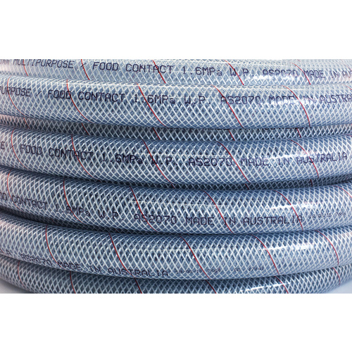 Mako Reinforced Clear PVC Hose per meter