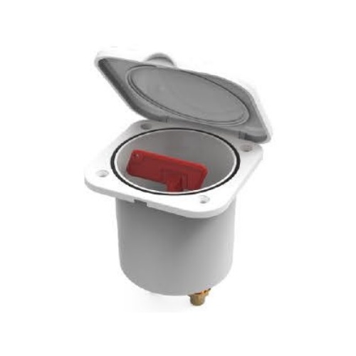 Seaflo Mini Battery Isolator - removable key - 2 position