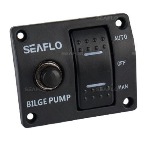 Seaflo Bilge Pump Rocker Switch- MANUAL/OFF/AUTO - 12/24V