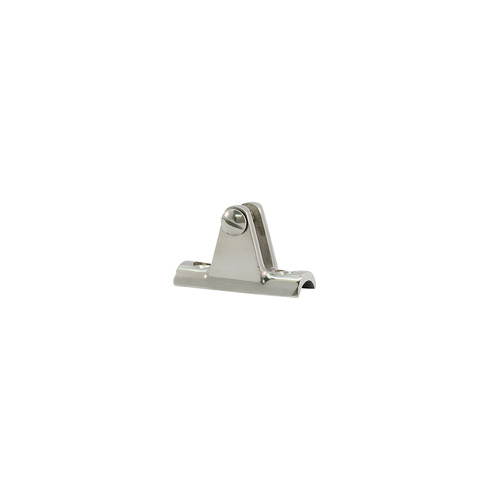 The Proceans AISI 316 Curved Deck Hinge, designed for 22mm diameter tubes, stands upright on a white background.